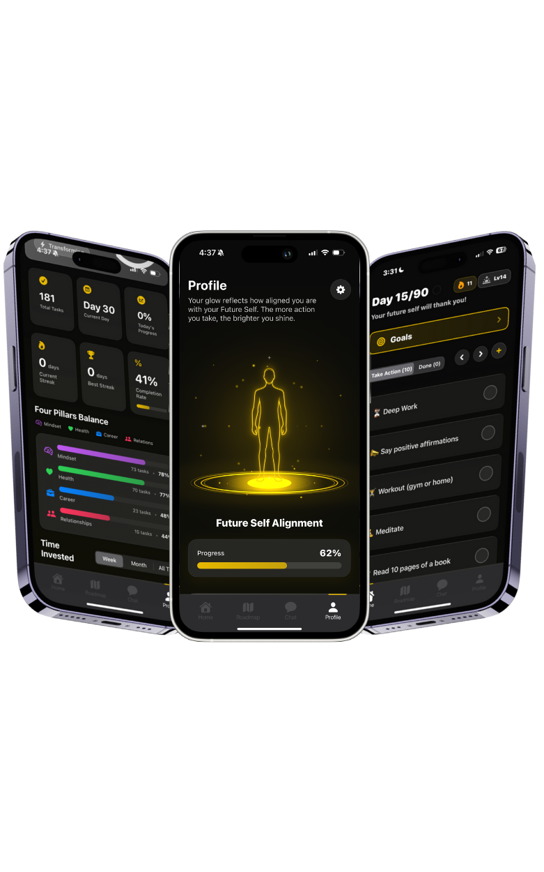MyFutureSelf app screenshots