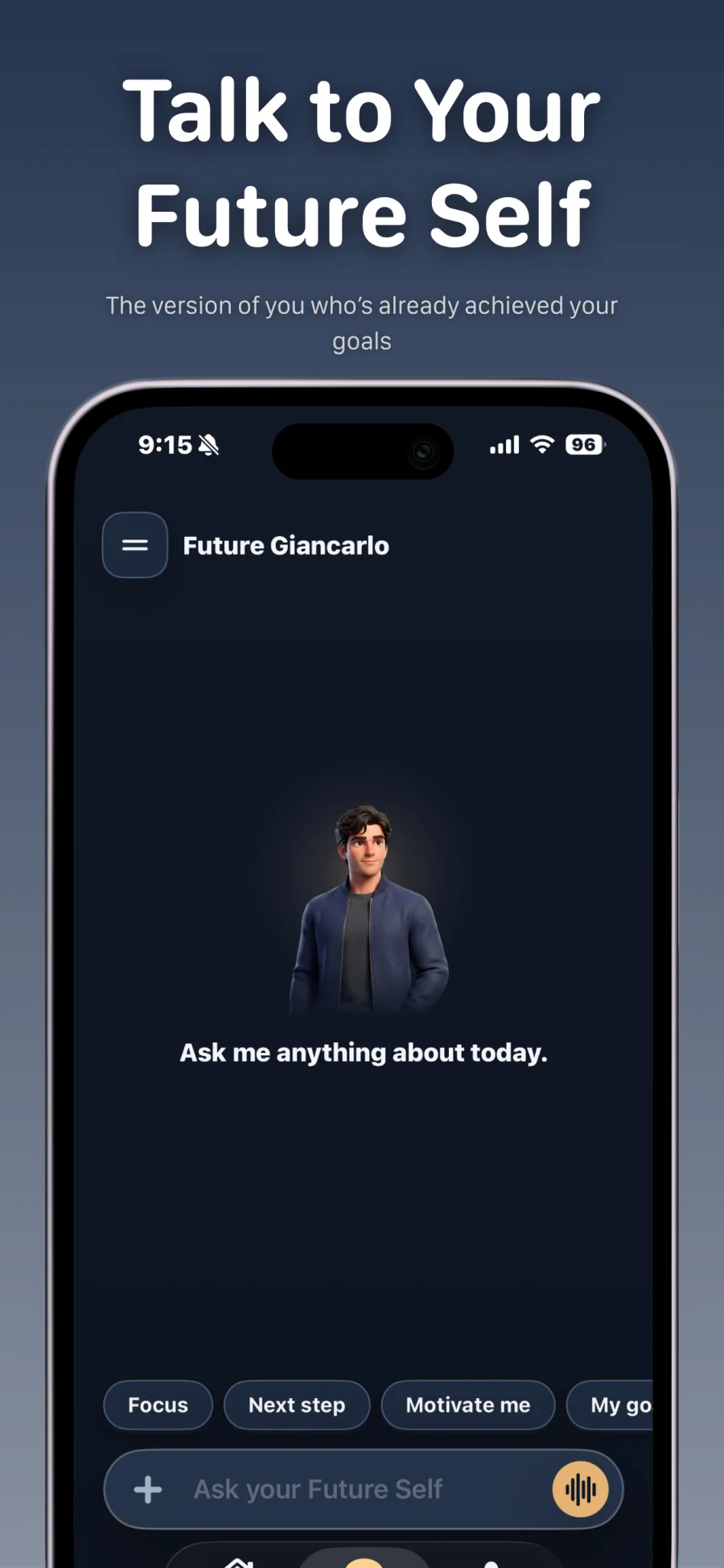 Talk to Your Future Self: a chat with Future Giancarlo, ask me anything about today